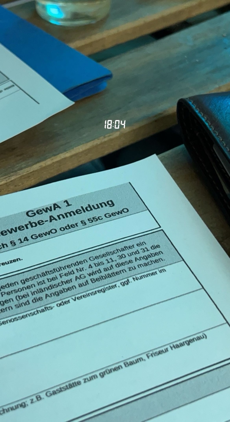 Die Gewerbeanmeldung